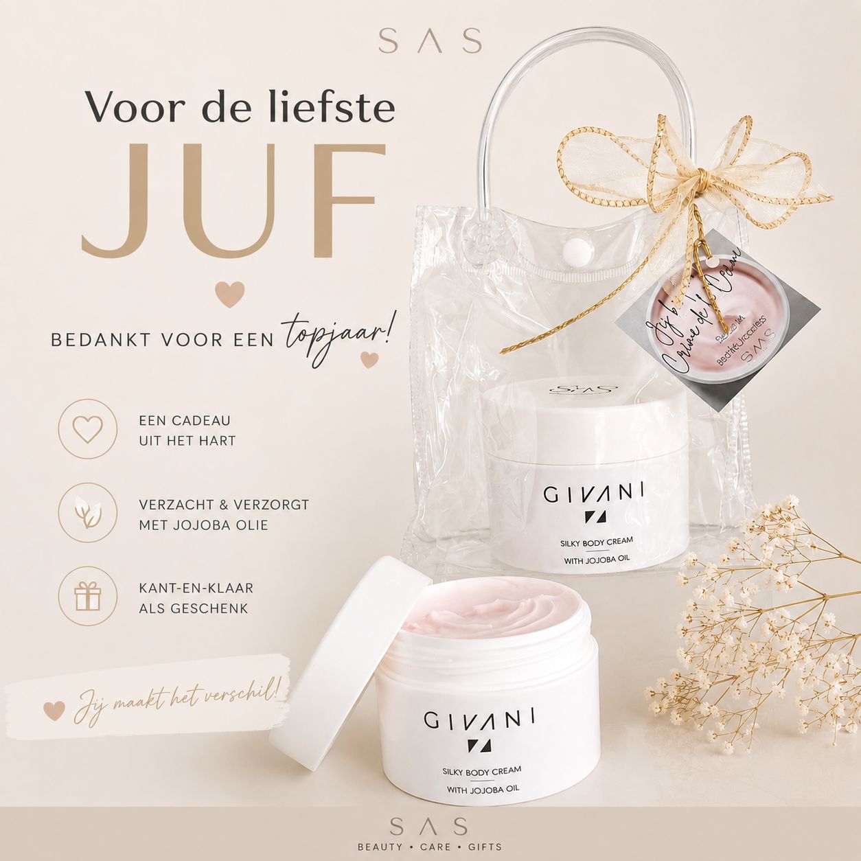 Bedankt Silky Jojoba Bodycream
