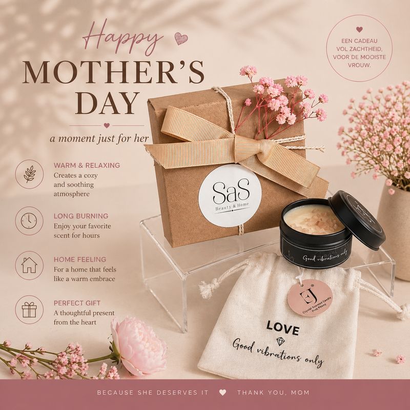 Moederdag Mini Love Rose Quartz