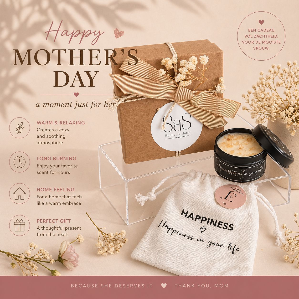 Moederdag Mini Happiness Citrine