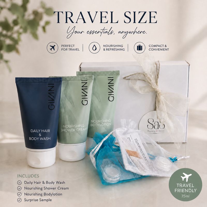 Travel Set voor hem en haar.