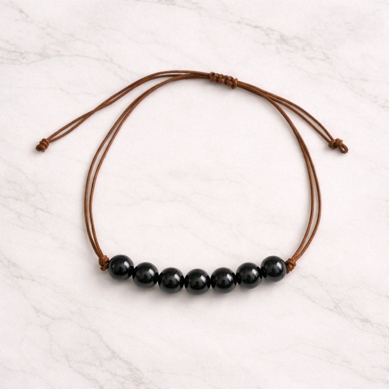 Armband zwarte toermalijn