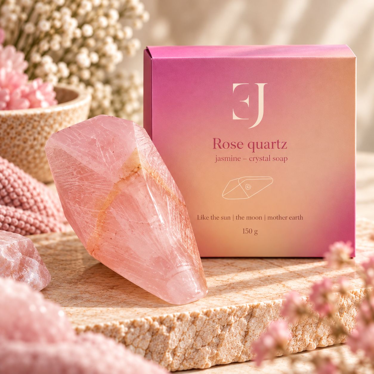 Kristalzeep Rose Quartz