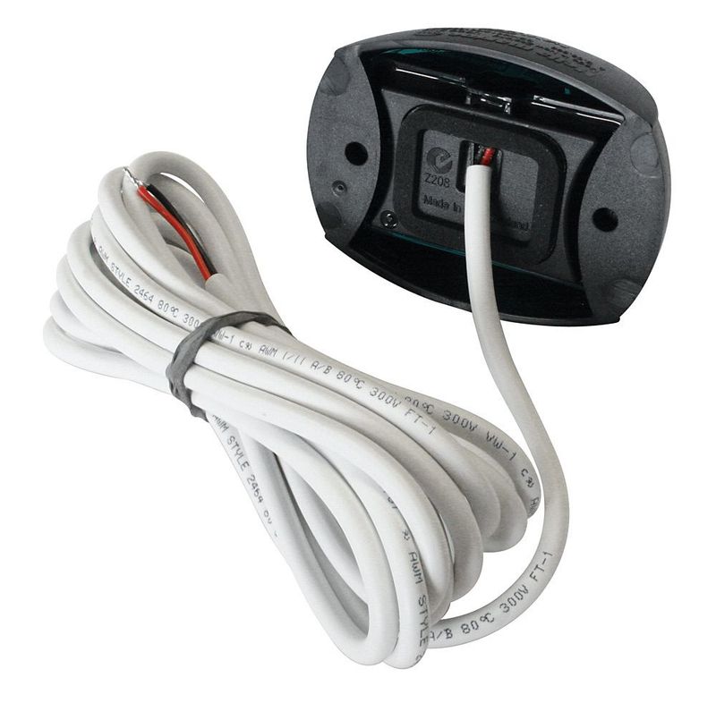 Stuurboord Navigatielamp - Hella Marine NaviLED (EU) - Zwarte Behuizing - Groene Lens (2.5m kabel)