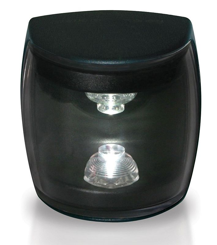 Mastlicht Toplicht Navigatielamp - Hella Marine NaviLED PRO 5NM- Zwarte Behuizing - Ultra Heavy Duty Lens