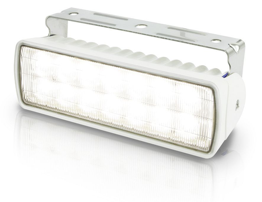 Werklamp - Hella Marine Sea Hawk XLR LED - Spot Licht - Witte Behuizing Werklamp - Hella Marine Sea Hawk XLR LED - Spot Licht - Witte Behuizing