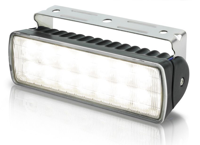 Werklamp - Hella Marine Sea Hawk XLR LED - Gespreid Licht - Zwarte Behuizing