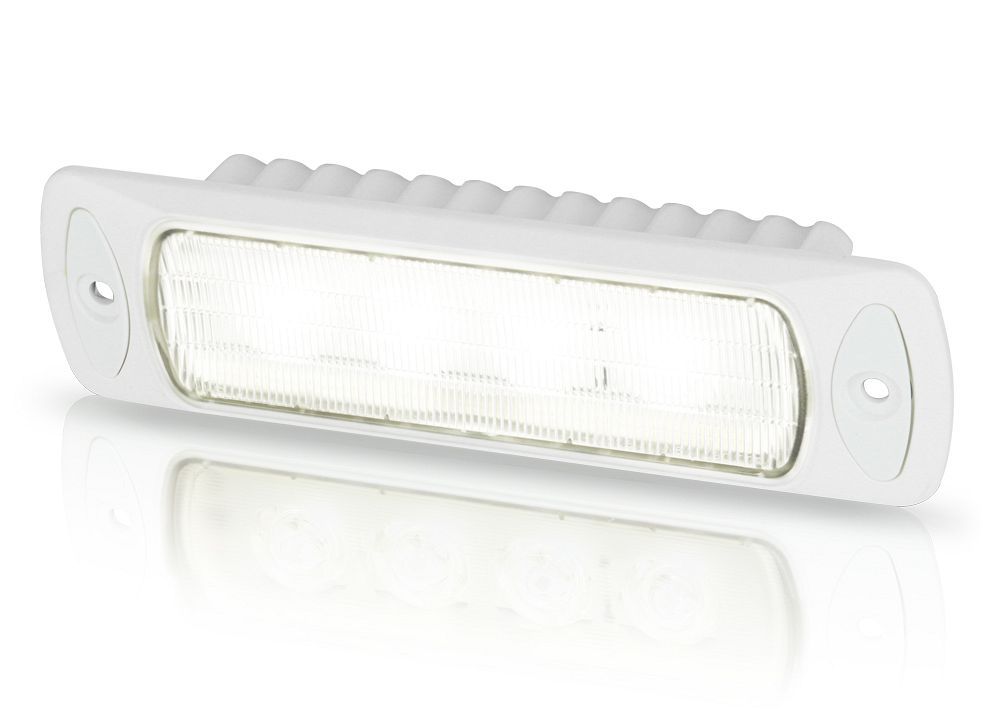 Werklamp - Hella Marine Sea Hawk R LED - Witte Behuizing - Gespreid Licht - Inbouw Werklamp - Hella Marine Sea Hawk R LED - Witte Behuizing - Gespreid Licht - Inbouw