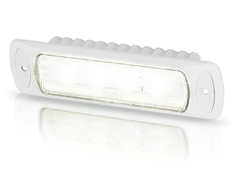 Werklamp - Hella Marine Sea Hawk R LED - Witte Behuizing - Gespreid Licht - Inbouw