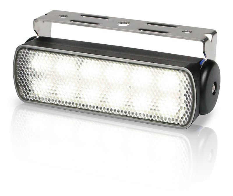 Werklamp - Hella Marine Sea Hawk LED - Zwarte Behuizing - Gespreid Licht