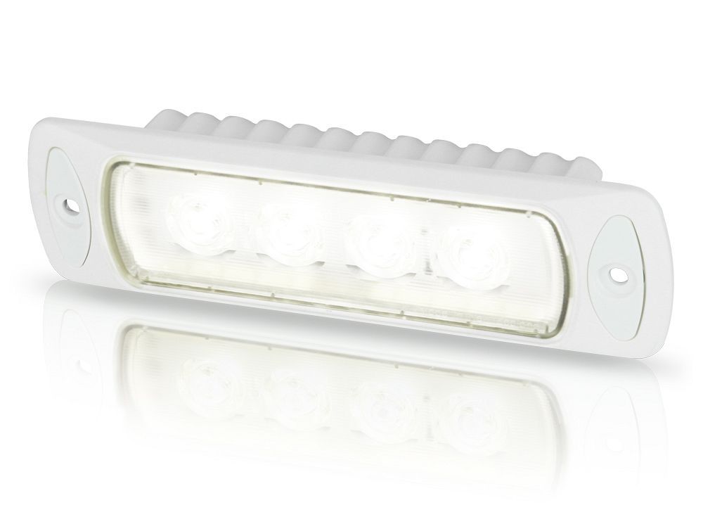 Werklamp - Hella Marine Sea Hawk R LED - Witte Behuizing - Spot Licht - Inbouw Werklamp - Hella Marine Sea Hawk R LED - Witte Behuizing - Spot Licht - Inbouw