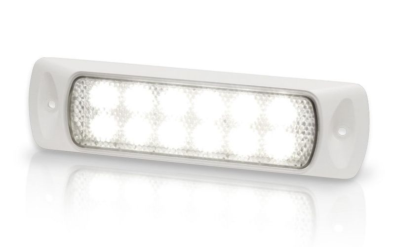Werklamp - Hella Marine Sea Hawk LED - Witte Behuizing - Gespreid Licht - Inbouw