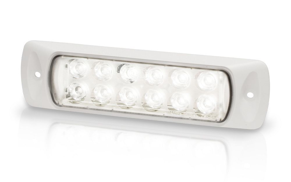 Werklamp - Hella Marine Sea Hawk LED - Witte Behuizing - Spot Licht - Inbouw Werklamp - Hella Marine Sea Hawk LED - Witte Behuizing - Spot Licht - Inbouw