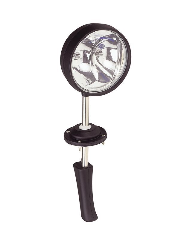 Dubbele Zoeklamp - Hella Marine - Vaste Montage - Zwarte Behuizing