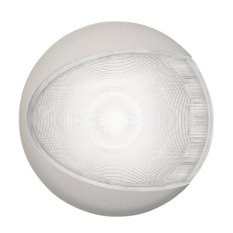 Ronde Wandlamp - Hella Marine EuroLED 130 - Witte Behuizing - Wit Licht
