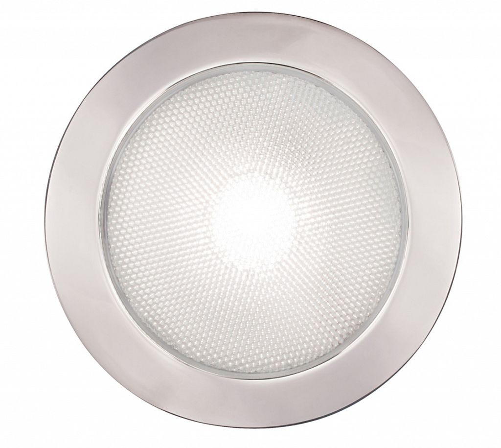Ronde Inbouwspot Diameter 150 mm - Hella Marine EuroLED 9-33 Volt - Wit Licht - RVS Behuizing