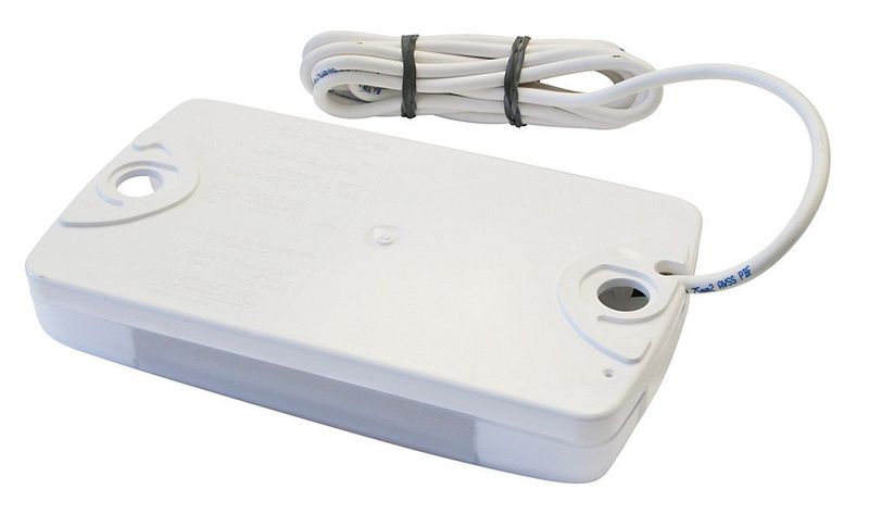 Rechthoekige Wandlamp - Hella Marine DuraLED 50 LED - Witte Behuizing - Wit Gespreid Licht