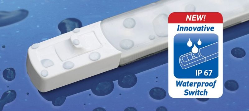 Led Strip Lamp - Hella Marine Ledstrip 24 Volt - Wit Rood Licht - Waterdichte Schakelaar