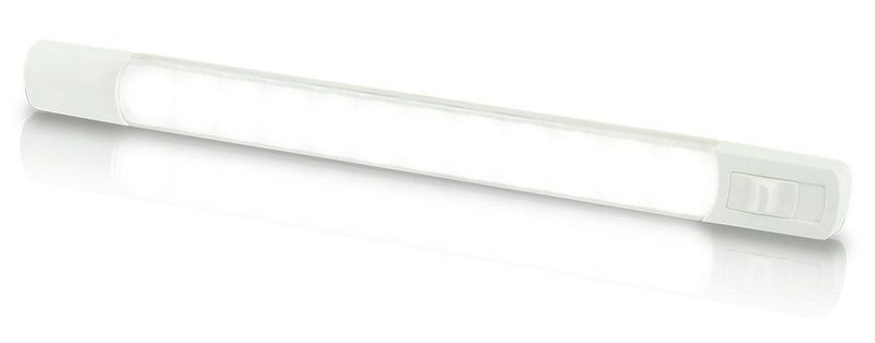 Led Strip Lamp - Hella Marine Ledstrip 24 Volt - Wit Blauw Licht - Waterdichte Schakelaar