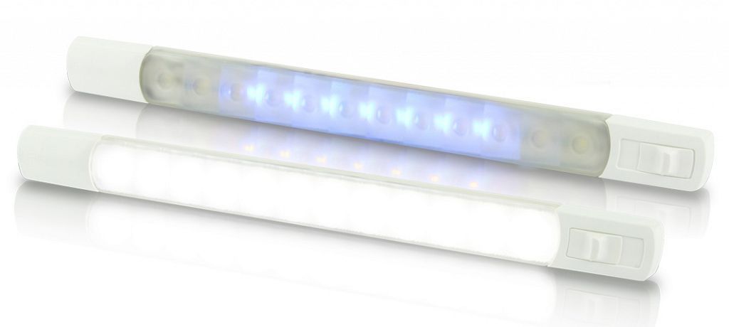 Led Strip Lamp - Hella Marine Ledstrip 24 Volt - Wit Blauw Licht - Waterdichte Schakelaar Led Strip Lamp - Hella Marine Ledstrip 24 Volt - Wit Blauw Licht - Waterdichte Schakelaar
