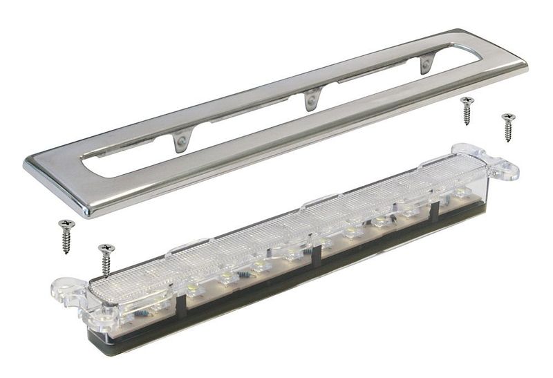Led Strip Lamp - Hella Marine Weiheke Ledstrip 12 Volt - Wit Licht - RVS Rand