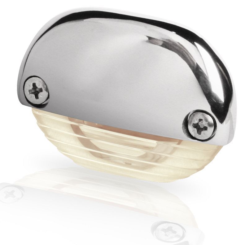 Trapverlichting - Hella Marine Courtesy - Warm Wit Licht- RVS Behuizing