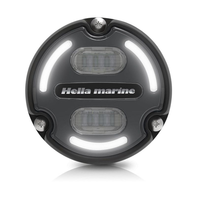 Onderwaterlamp - Hella Marine APELO A2 - RGB - Zwarte Lens - Aluminium Behuizing