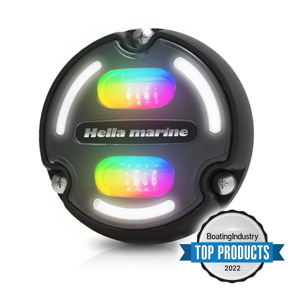 Onderwaterlamp - Hella Marine APELO A2 - RGB - Zwarte Lens - Aluminium Behuizing