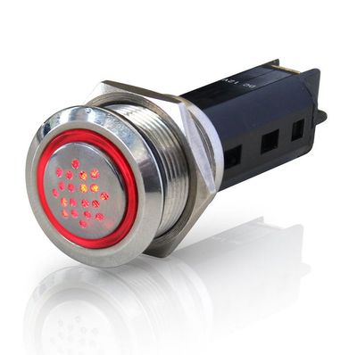 RVS Zoemer Met Led Verlichting