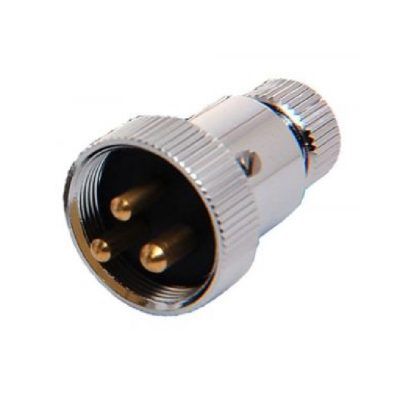 Waterdichte 3 Pin Stekkerset Chroom Messing - Hella Marine