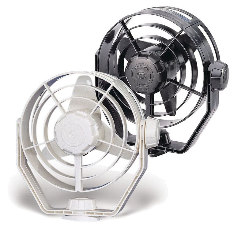 Ventilator - Hella Marine 12 Volt - Zwarte Behuizing