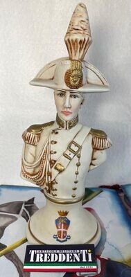 Statua mezzo busto ceramica Carabinieri