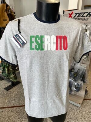 T-shirt grigia Esercito Sportswear ufficiale