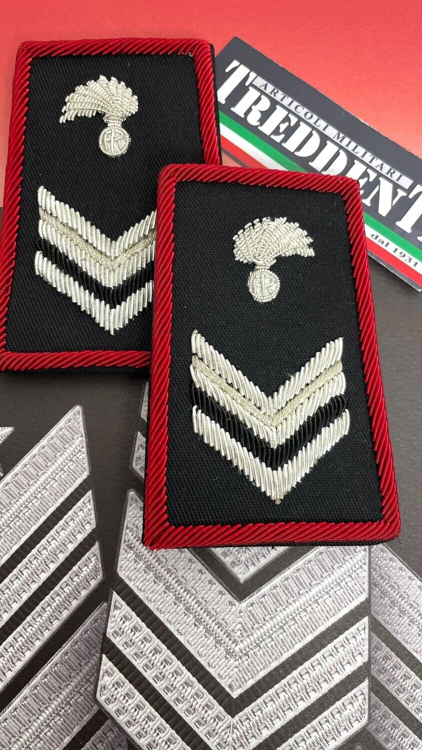 Tubolari Ricamati Invernali Vice Brigadiere