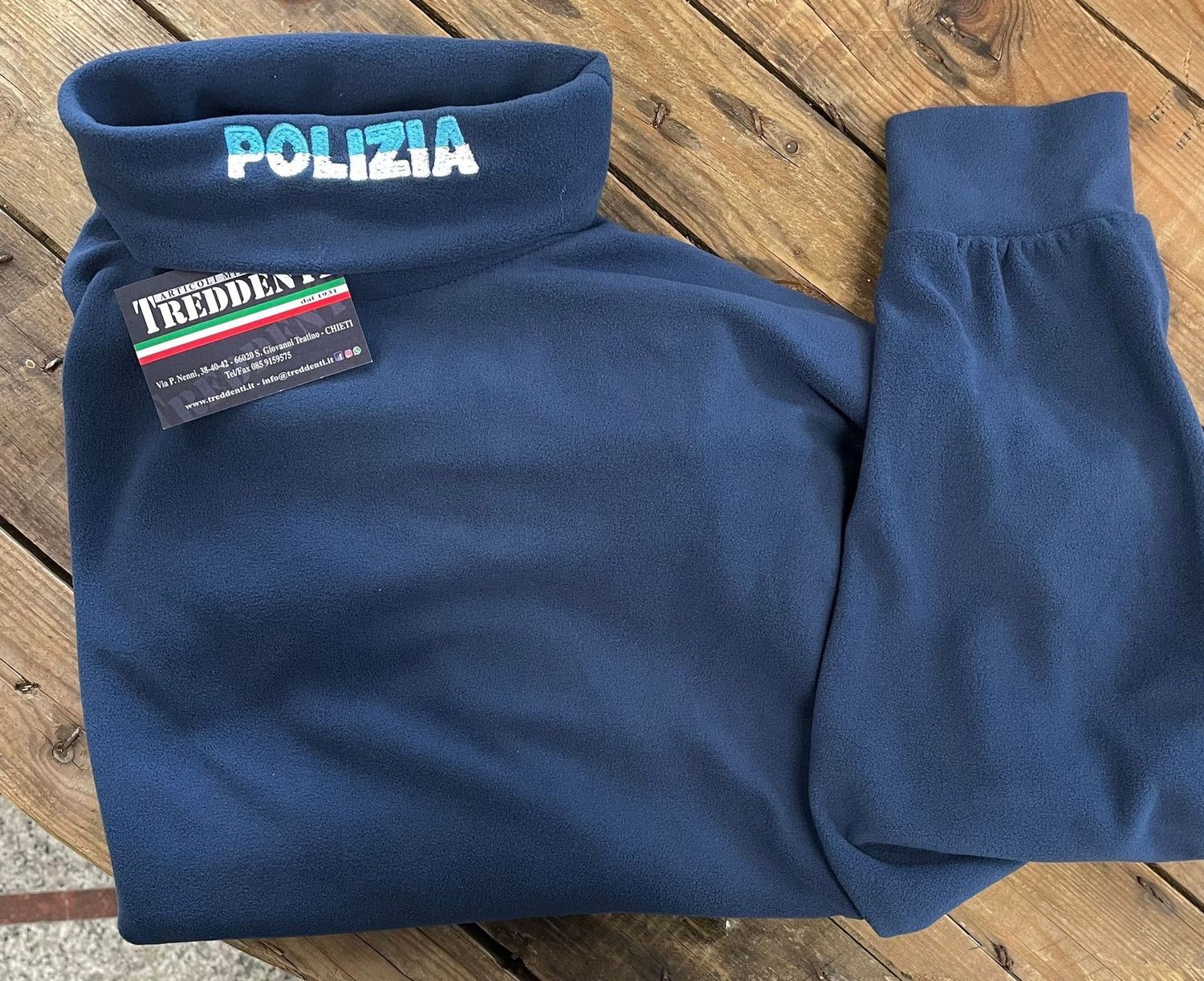 Dolcevita Polizia Blu