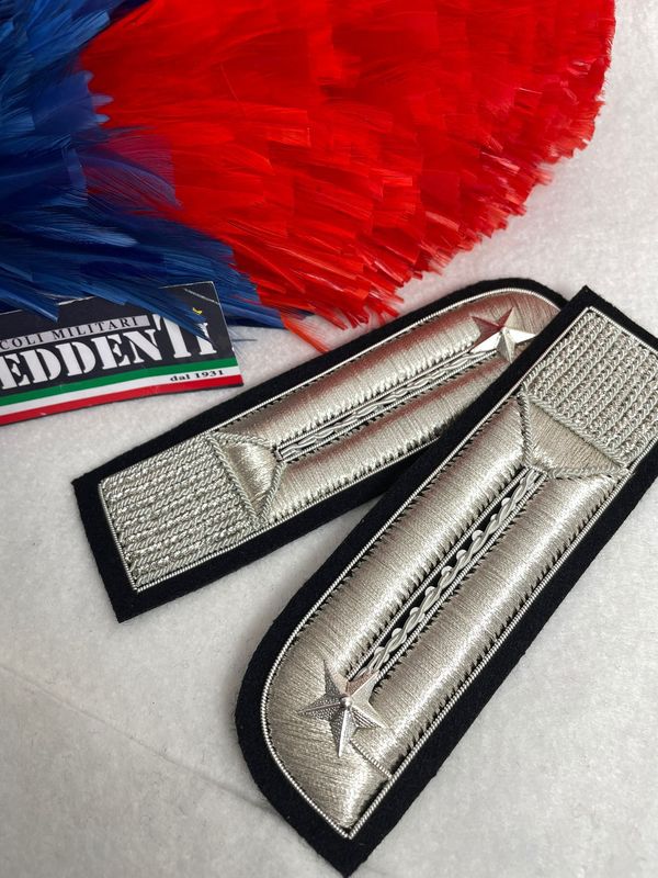 Alamari ricamati lisci GUS con stelle metalliche