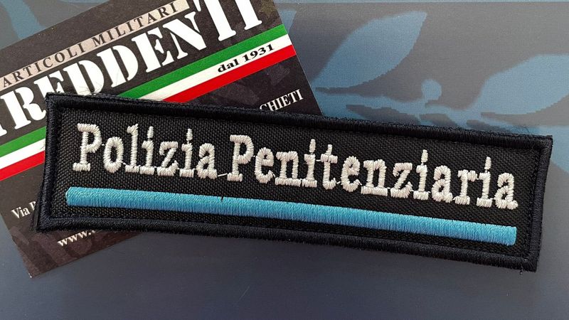 Patch rettangolare POLIZIA PENITENZIARIA