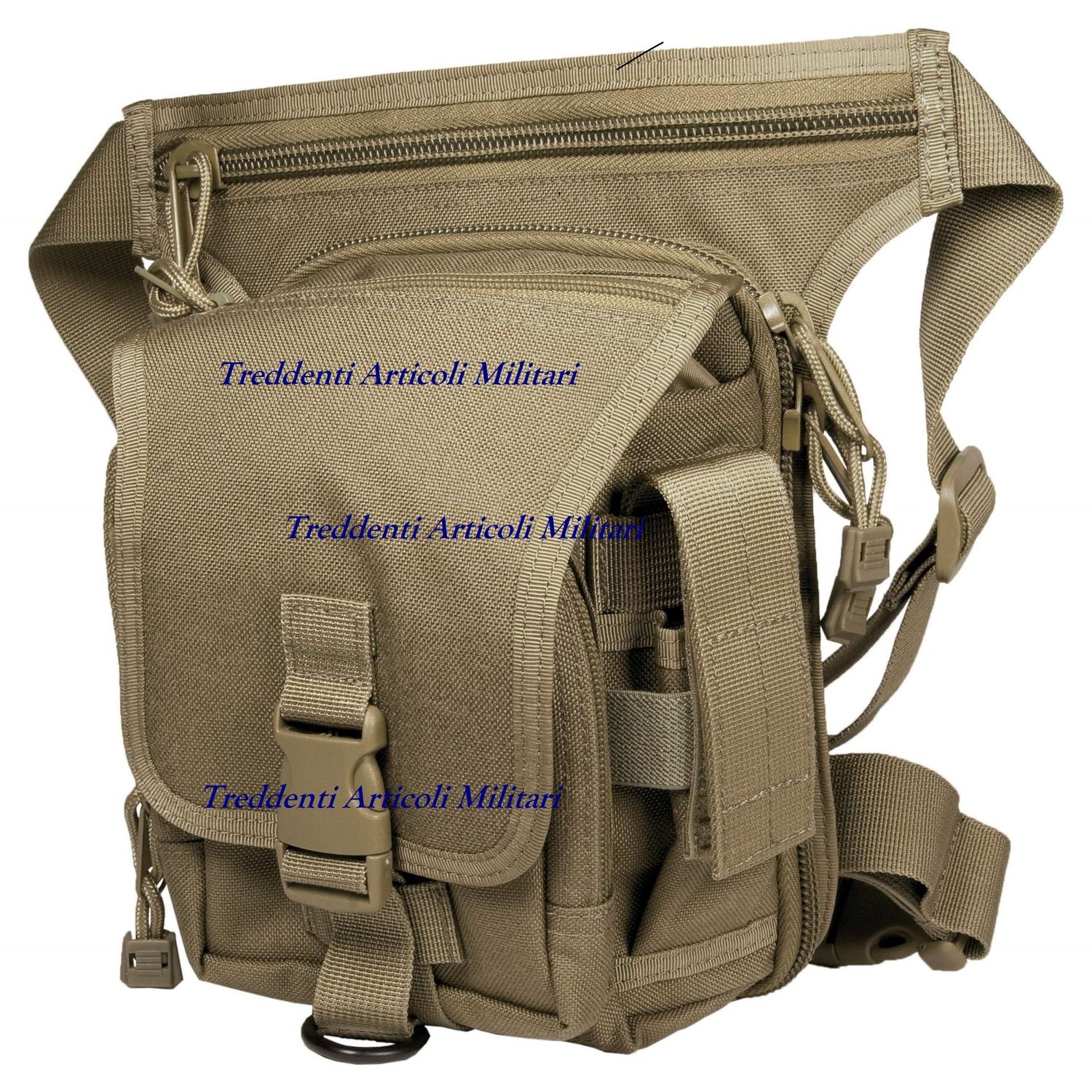 Borsa multitasca in cordura con fondina interna