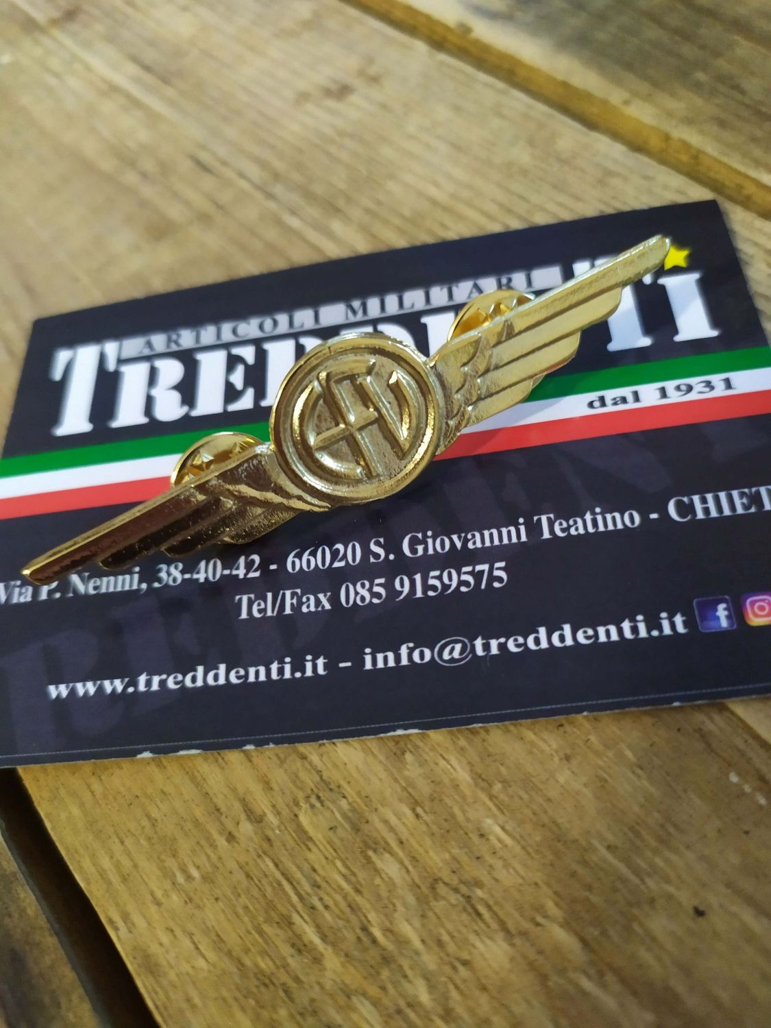 Spilla Aeronautica Militare Equipaggi Volo