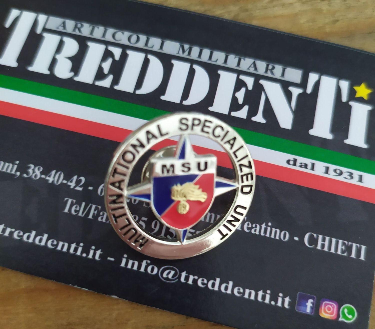 Distintivo MSU Carabinieri