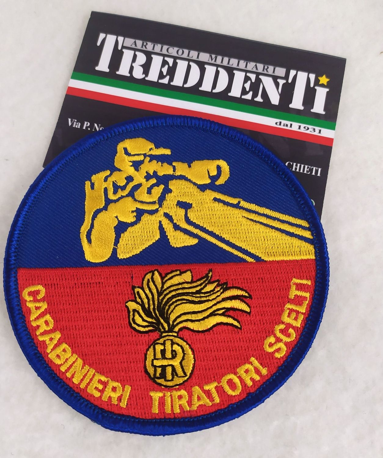 Patch CARABINIERI TIRATORI SCELTI termoadesiva o con velcro