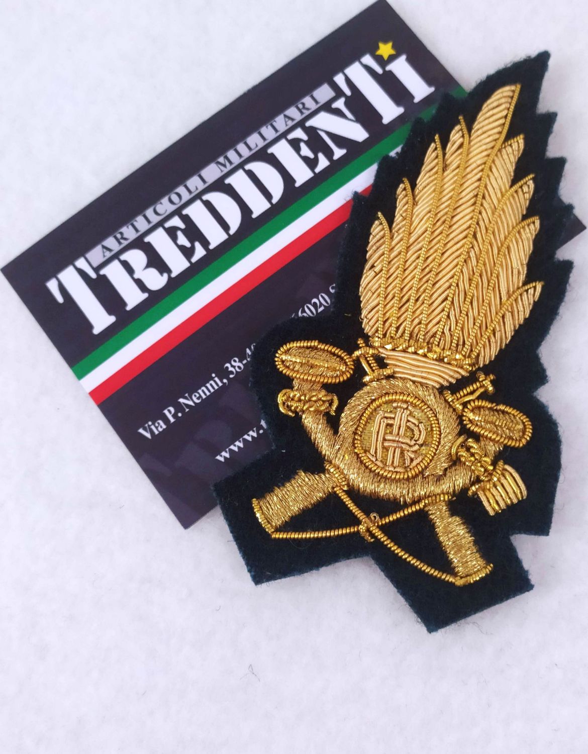 Fregio ricamato per berretto uomo Guardia di Finanza