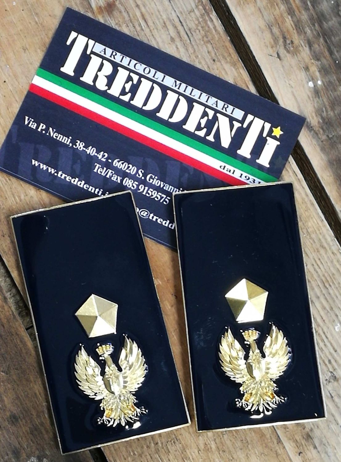Gradi metallo Vice Ispettore Polizia di Stato PS