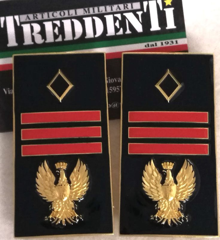 Gradi metallo Assistente Capo Coordinatore Polizia di Stato PS