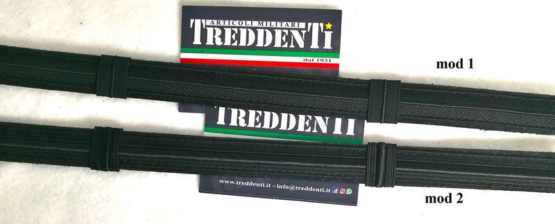 Soggolo nero per berretto ricamato