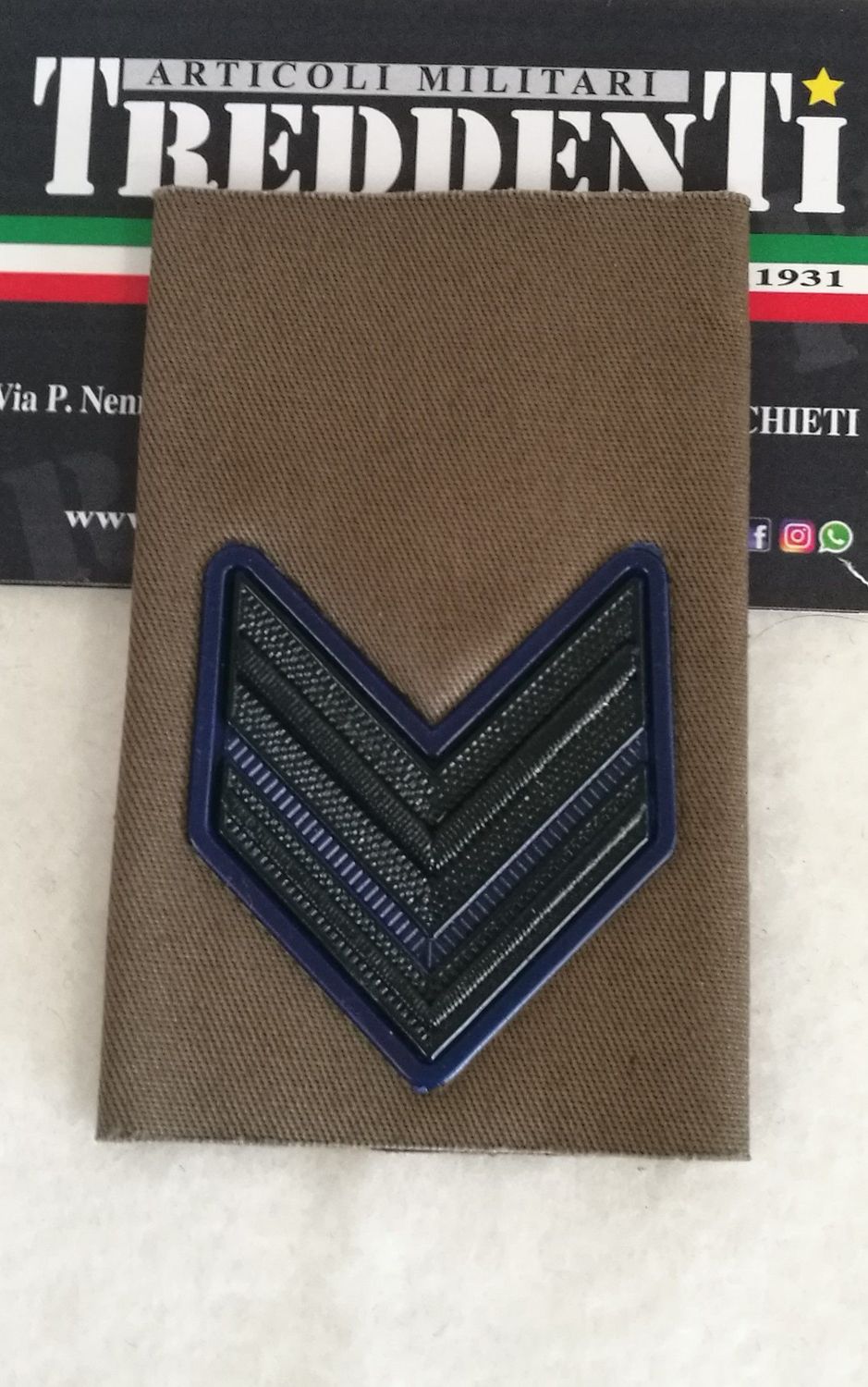 Grado tubolare per caporale VFP4 Esercito Italiano EI.