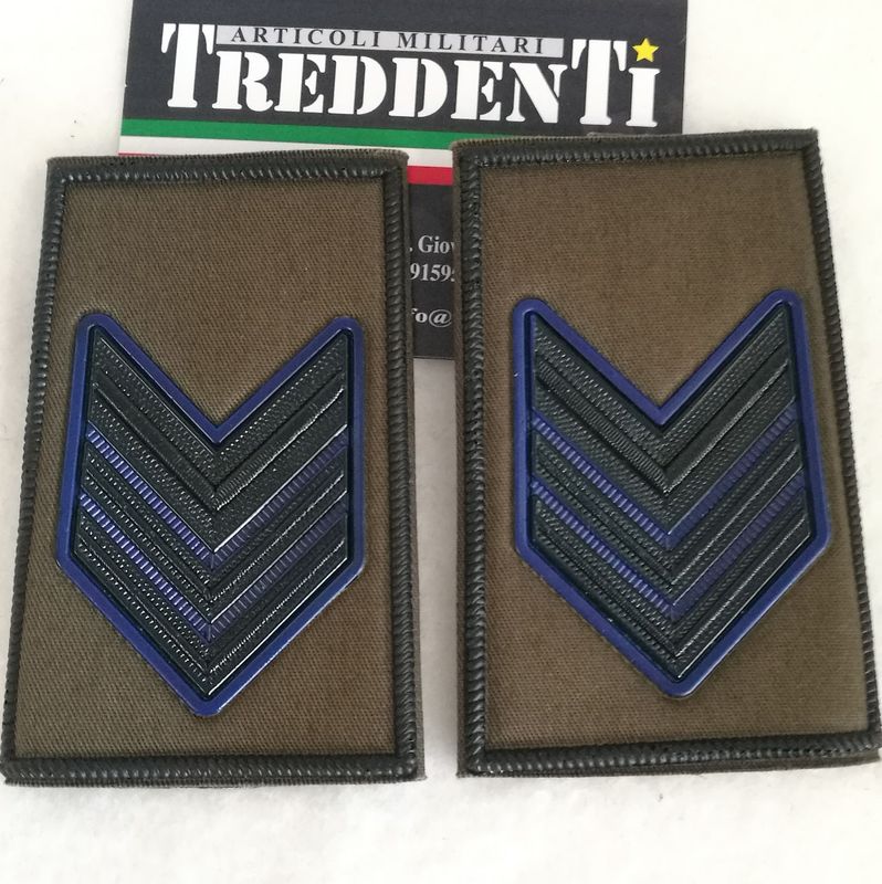 Gradi tubolari per camicia da Caporale Maggiore VFP4 Esercito Italiano EI.