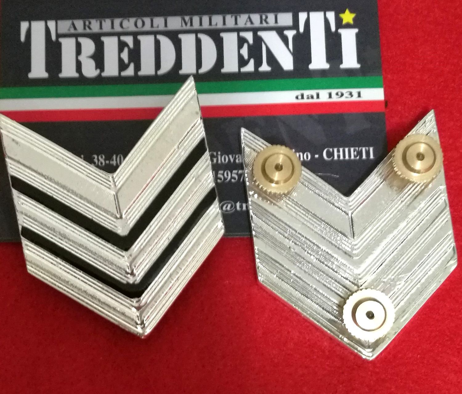 Gradi metallo Brigadiere Carabinieri