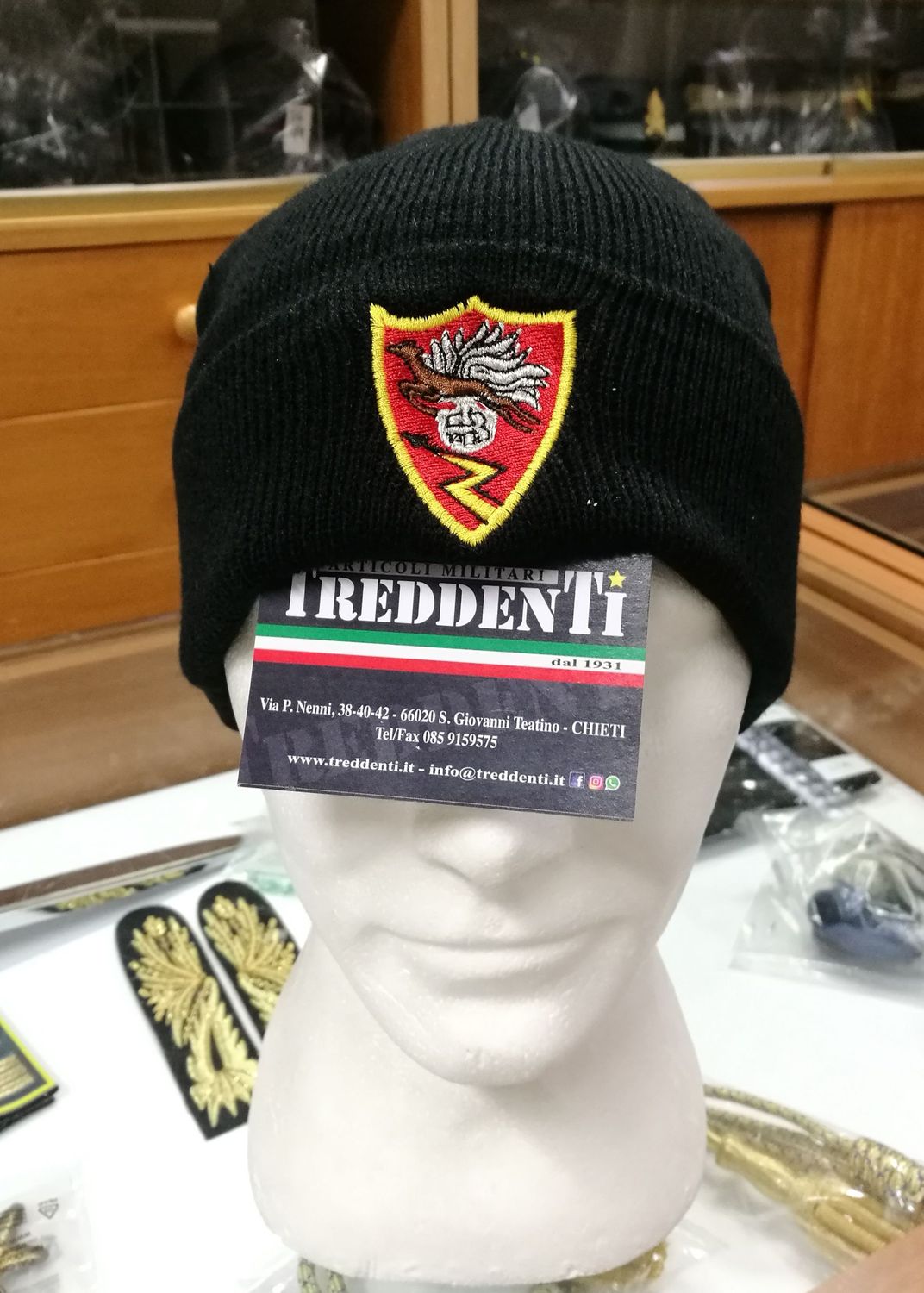Zuccotto Cappello tipo lana Nucleo Radiomobile solo scudetto