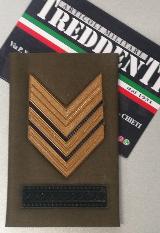 Grado tubolare per Sergente Maggiore Capo Esercito Italiano EI.