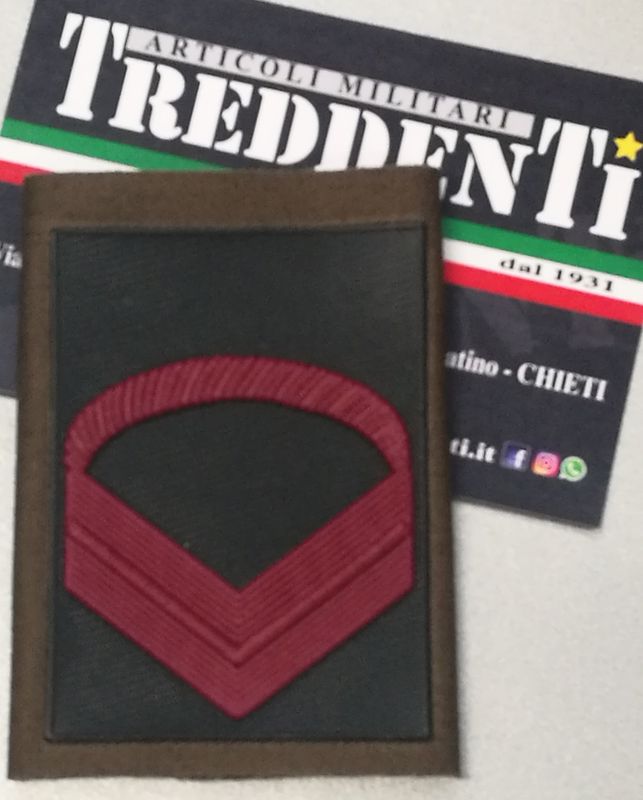 Grado tubolare per Graduato Esercito Italiano EI.